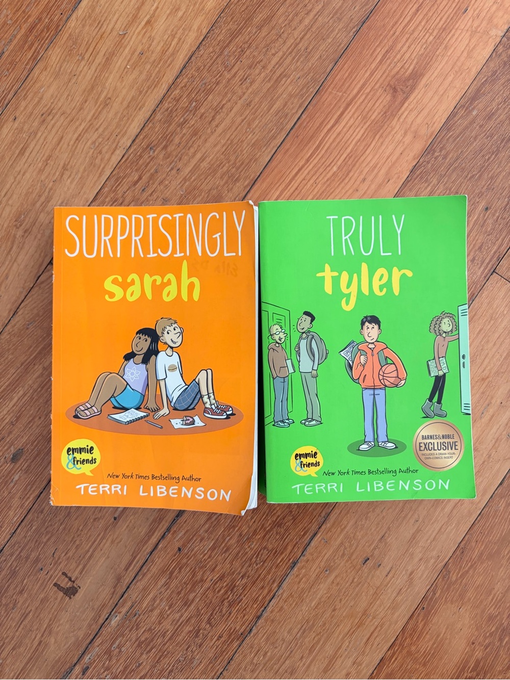 Emmie & Friends Kids Books - Orange & Green Covers